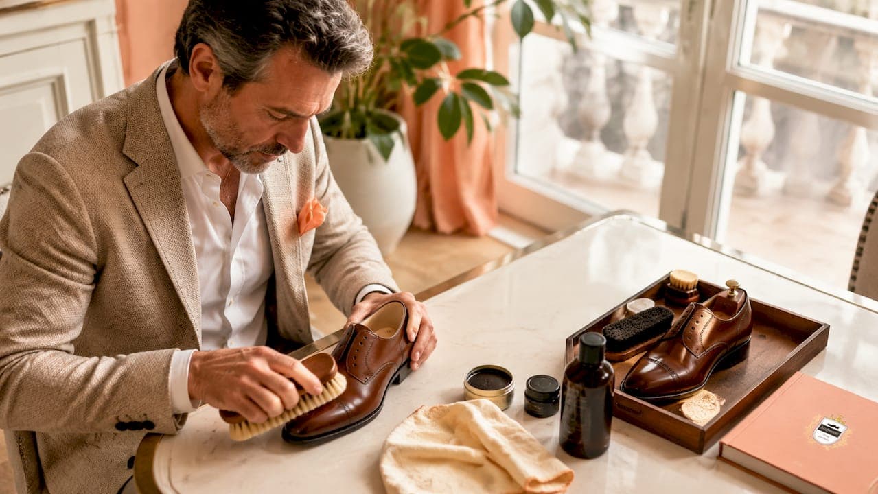 Bespoke Schuhe Pflegeroutine: Schritt für Schritt erklärt